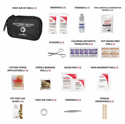 Kit de premiers soins pour animaux de compagnie